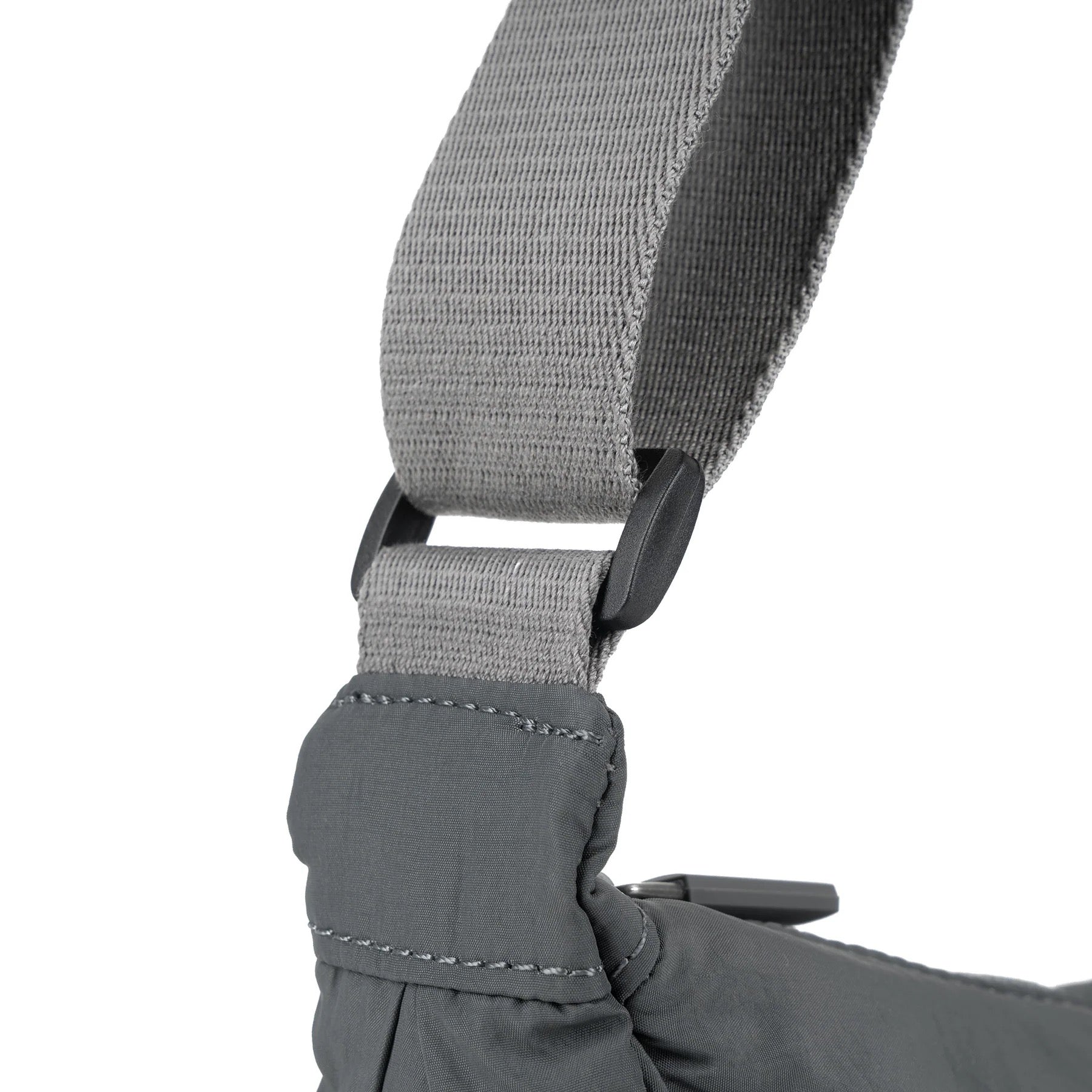 Roka FARRINGDON Crossbody Bag - Taslon - Charcoal Grey