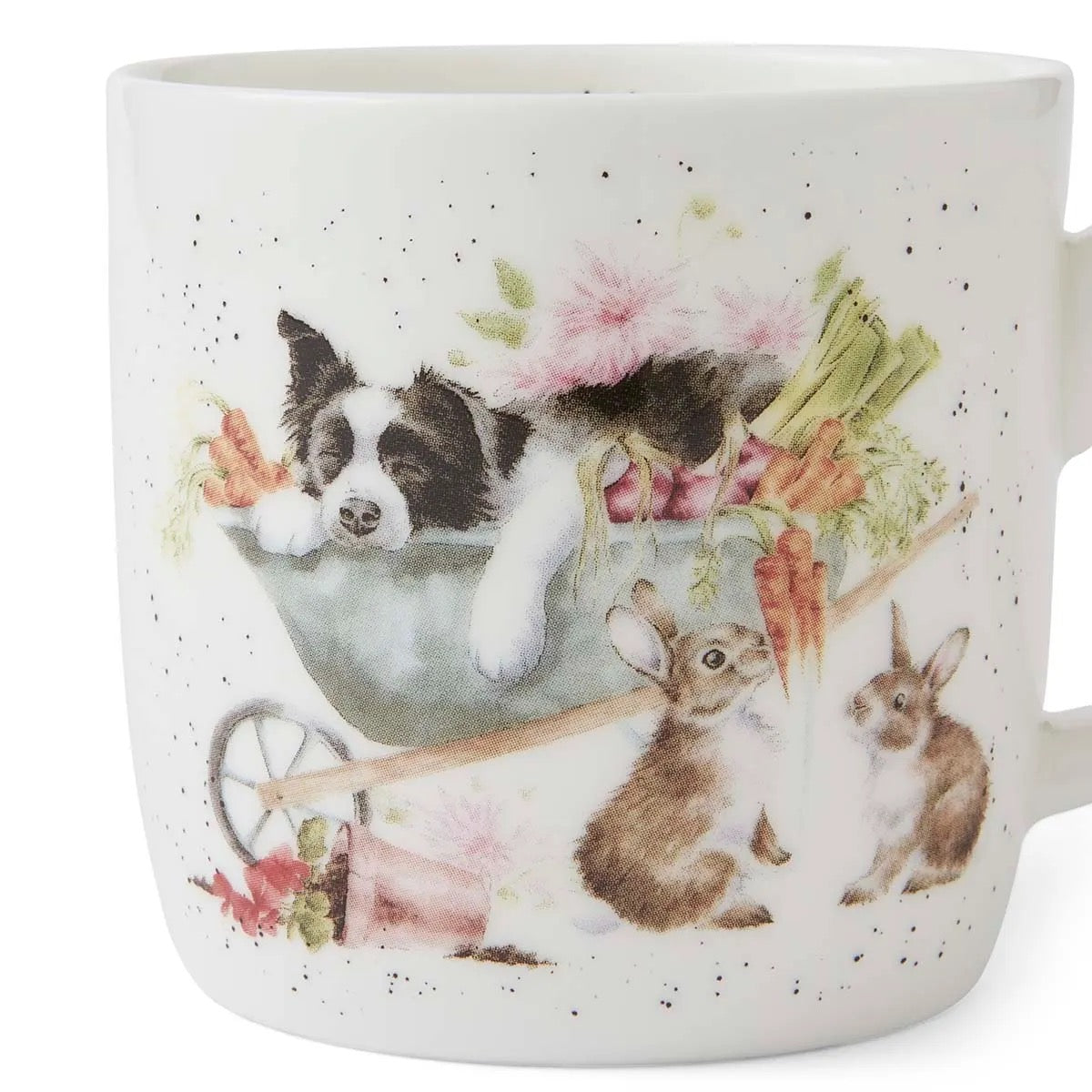 Wrendale 'Sleeping on the Job' Dog & Cat Medium Mug