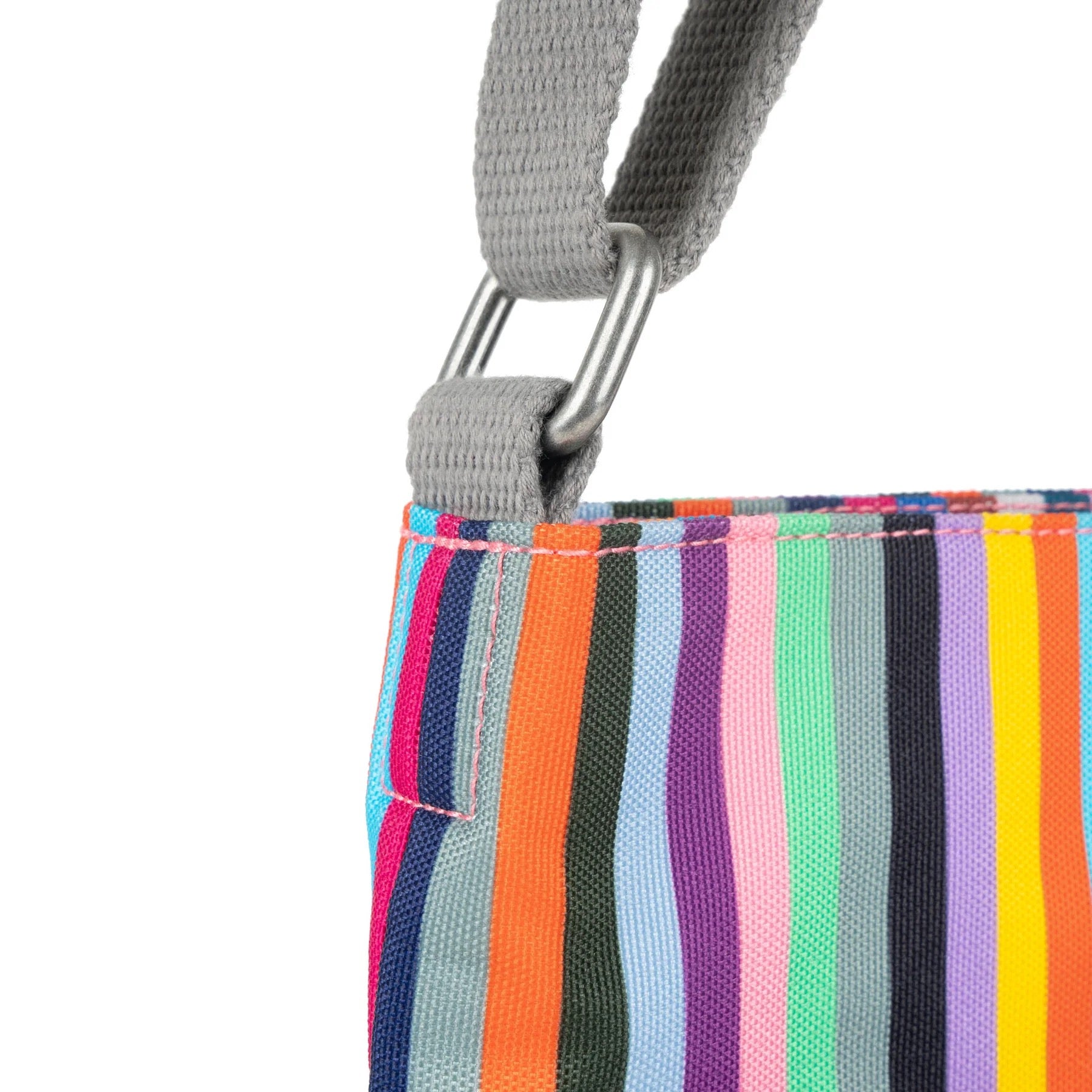 Roka Kennington B Medium Crossbody Bag -Sustainable Nylon - Multi Stripe