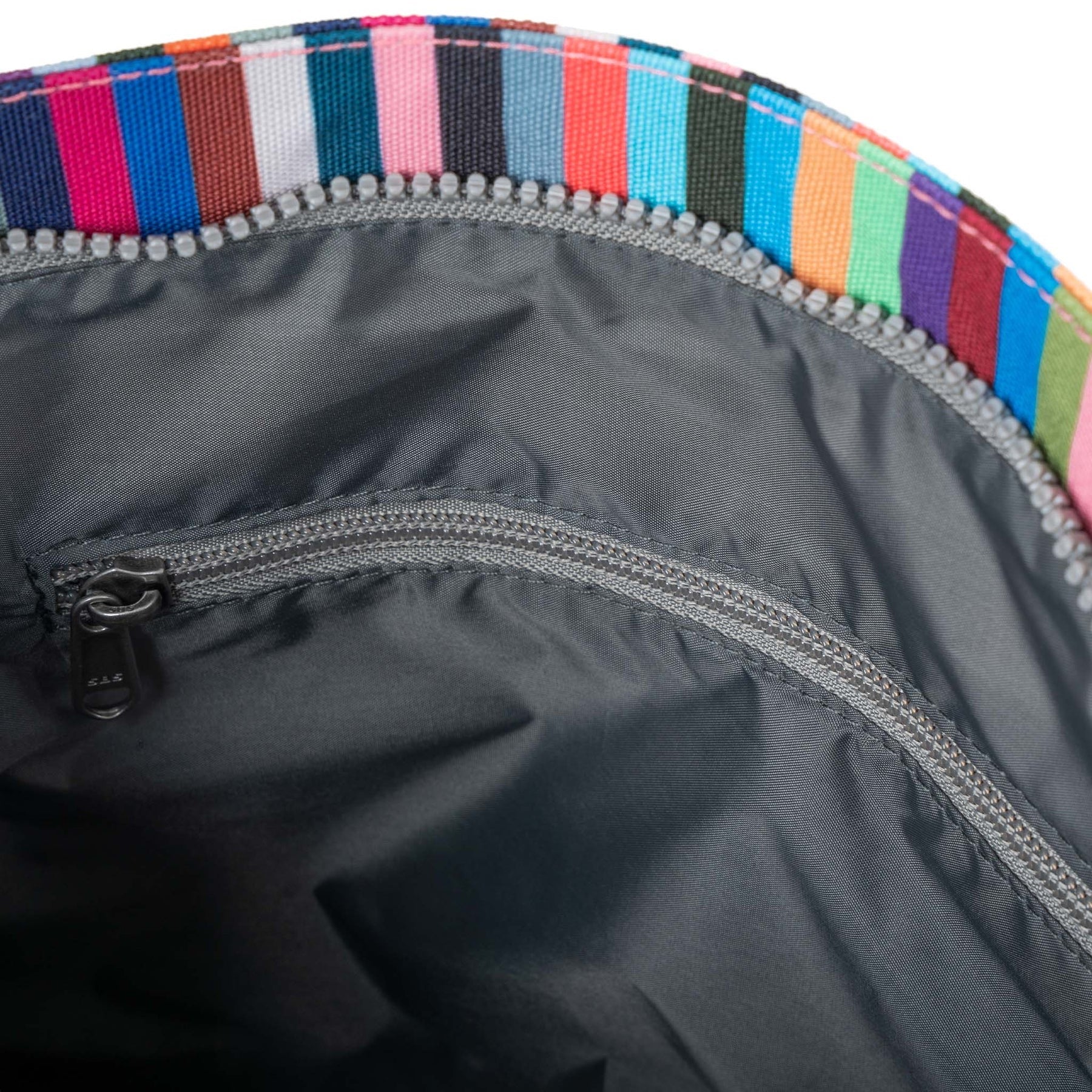 Roka Kennington B Medium Crossbody Bag -Sustainable Nylon - Multi Stripe