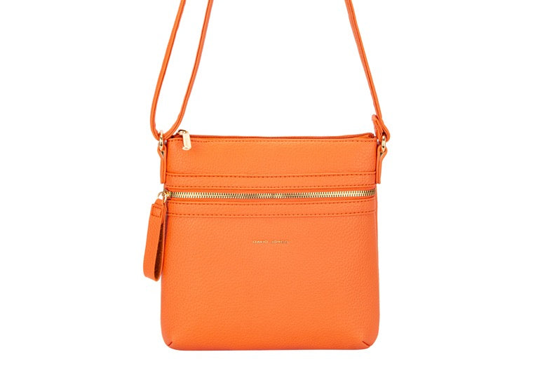 David Jones (NV7015-1) Small Scoop Multiway Handbag - Orange