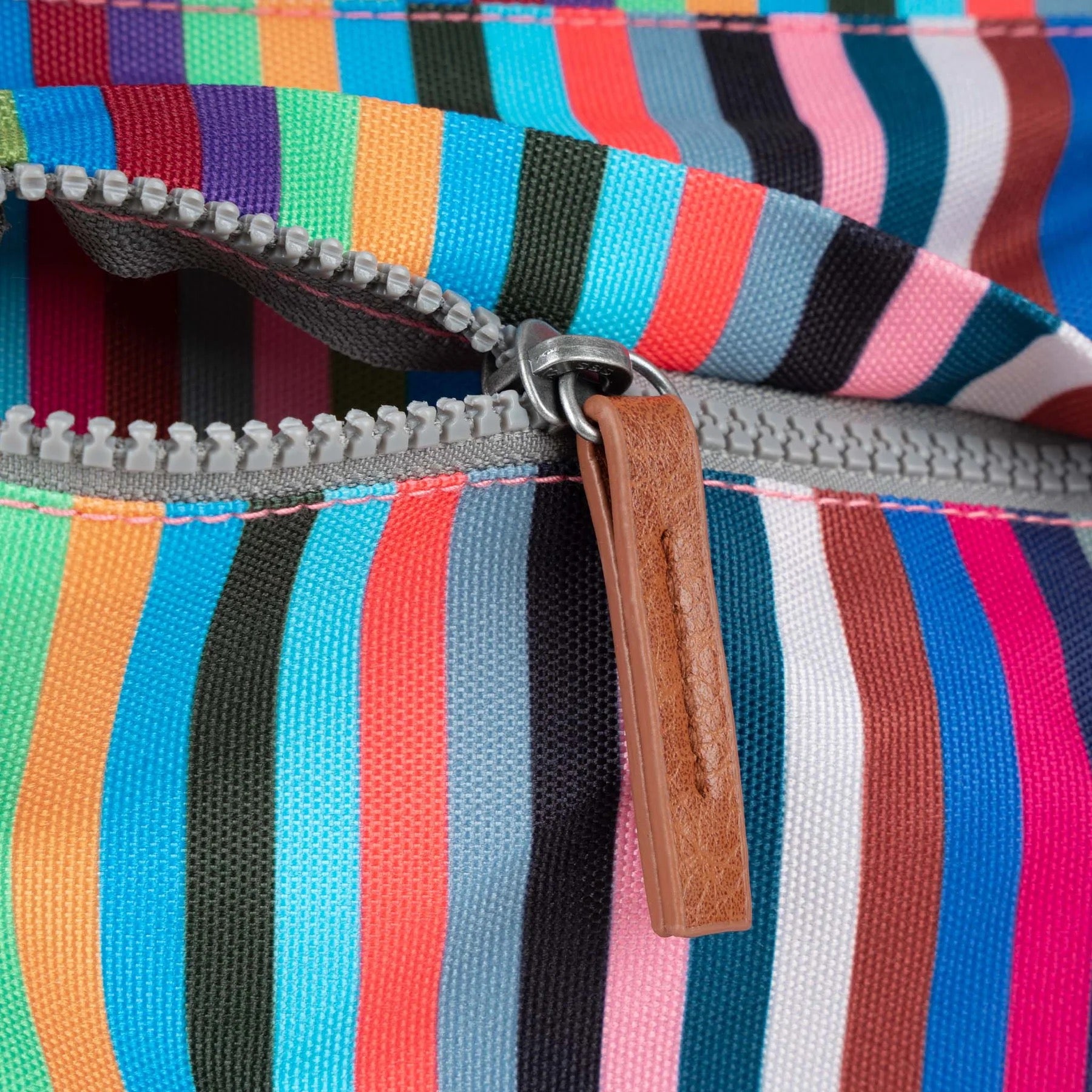 Roka Kennington B Medium Crossbody Bag -Sustainable Nylon - Multi Stripe