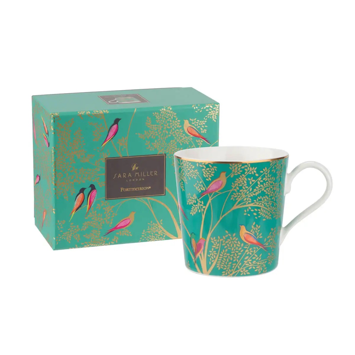 Sara Miller London Chelsea Boxed Mug - Green