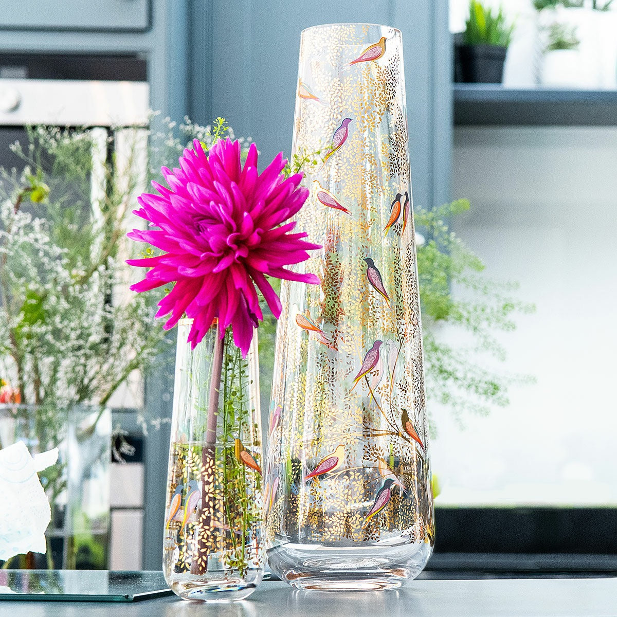 Sara Miller London Chelsea Single Stem Glass Vase
