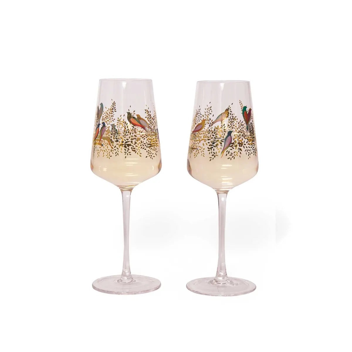 Sara Miller London Chelsea Wine Glasses - Set of 2 Gift Boxed