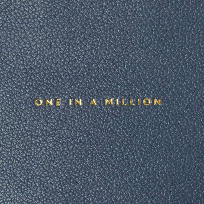 Katie Loxton Sentiment Pouch - One in a Million - Light Navy