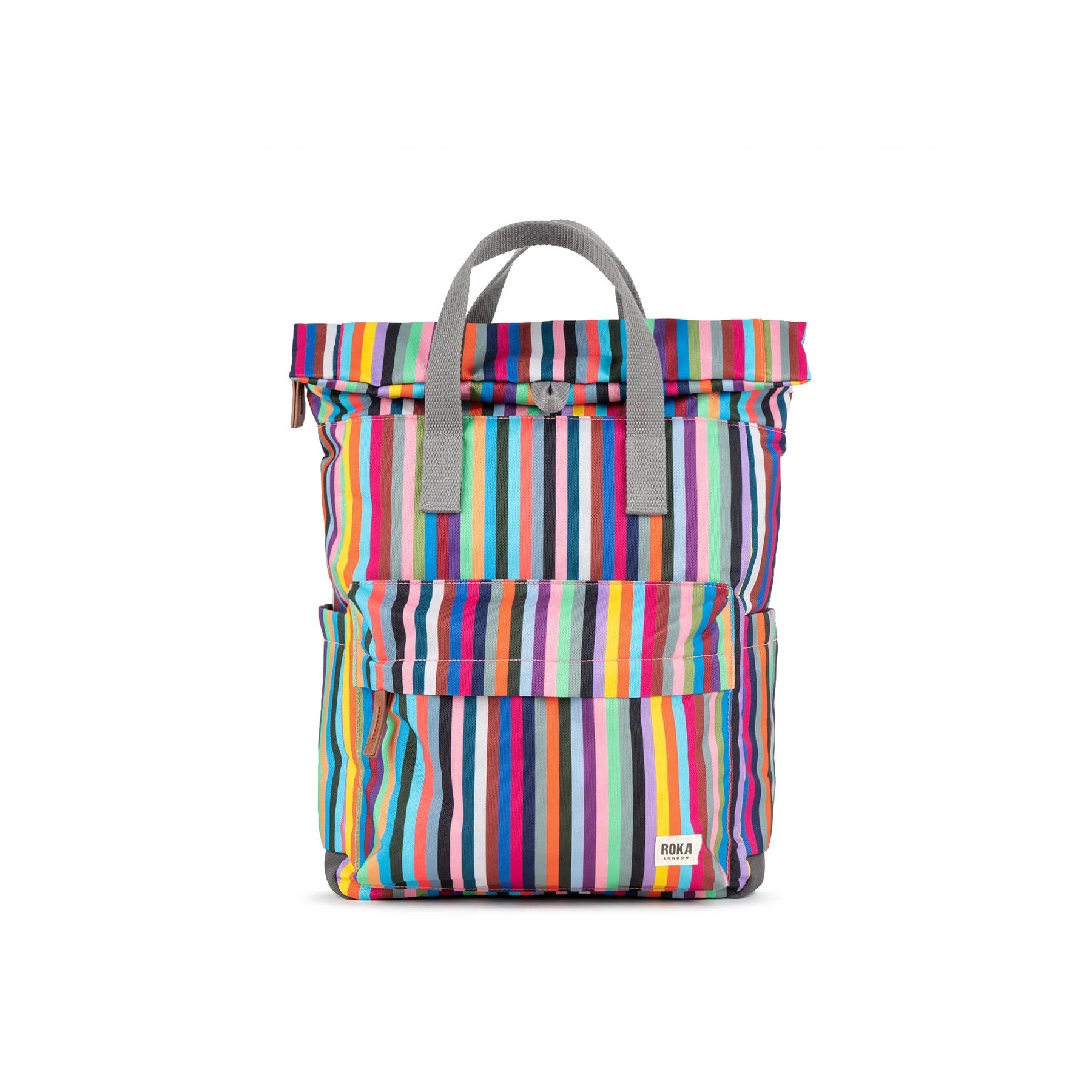 Roka Canfield B Backpack - MEDIUM - Recycled Nylon -Multi Stripe