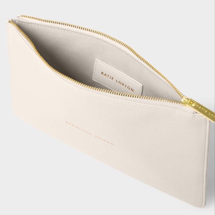 Katie Loxton Sentiment Pouch - Beautiful Friend - Off White