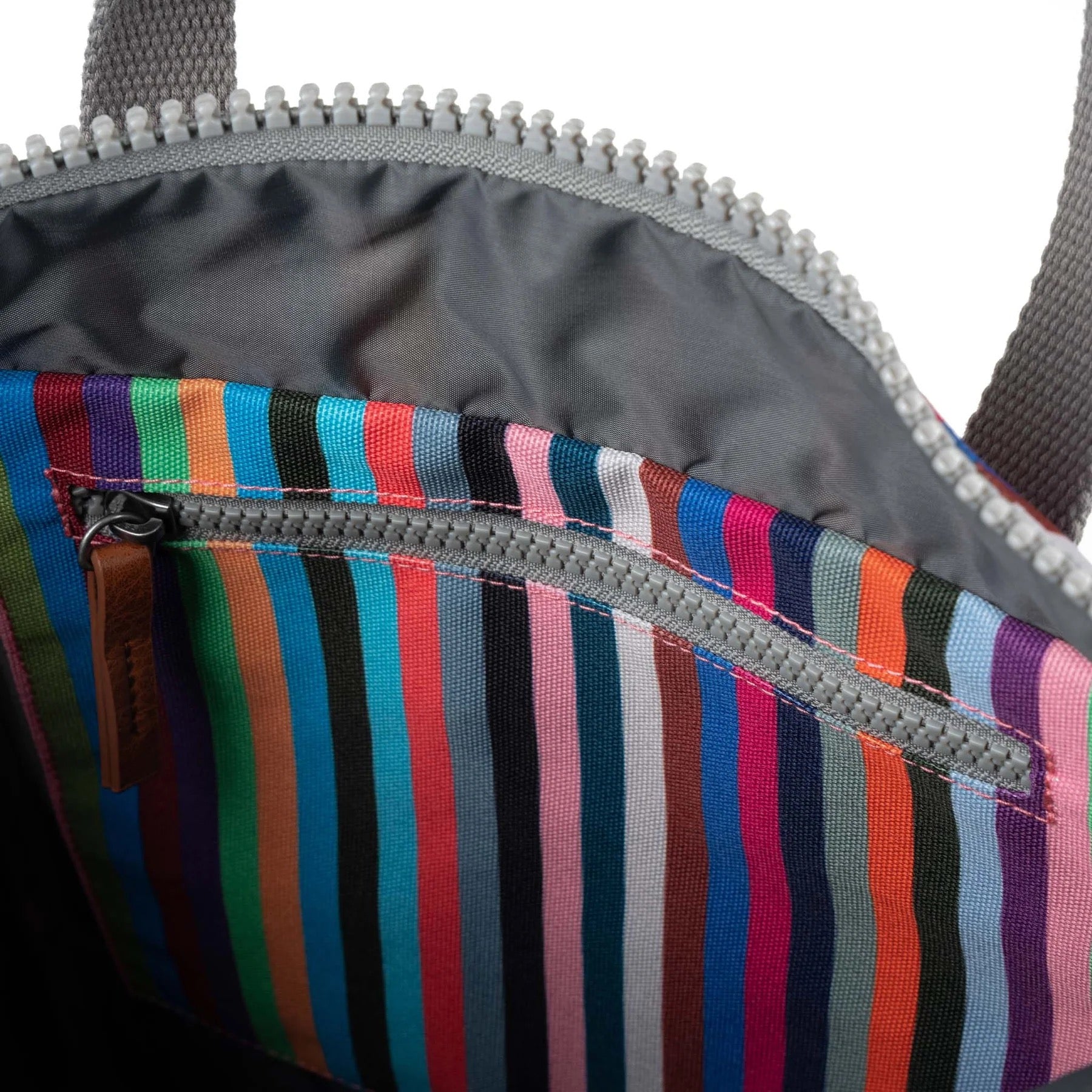 Roka Canfield B Backpack - MEDIUM - Recycled Nylon -Multi Stripe