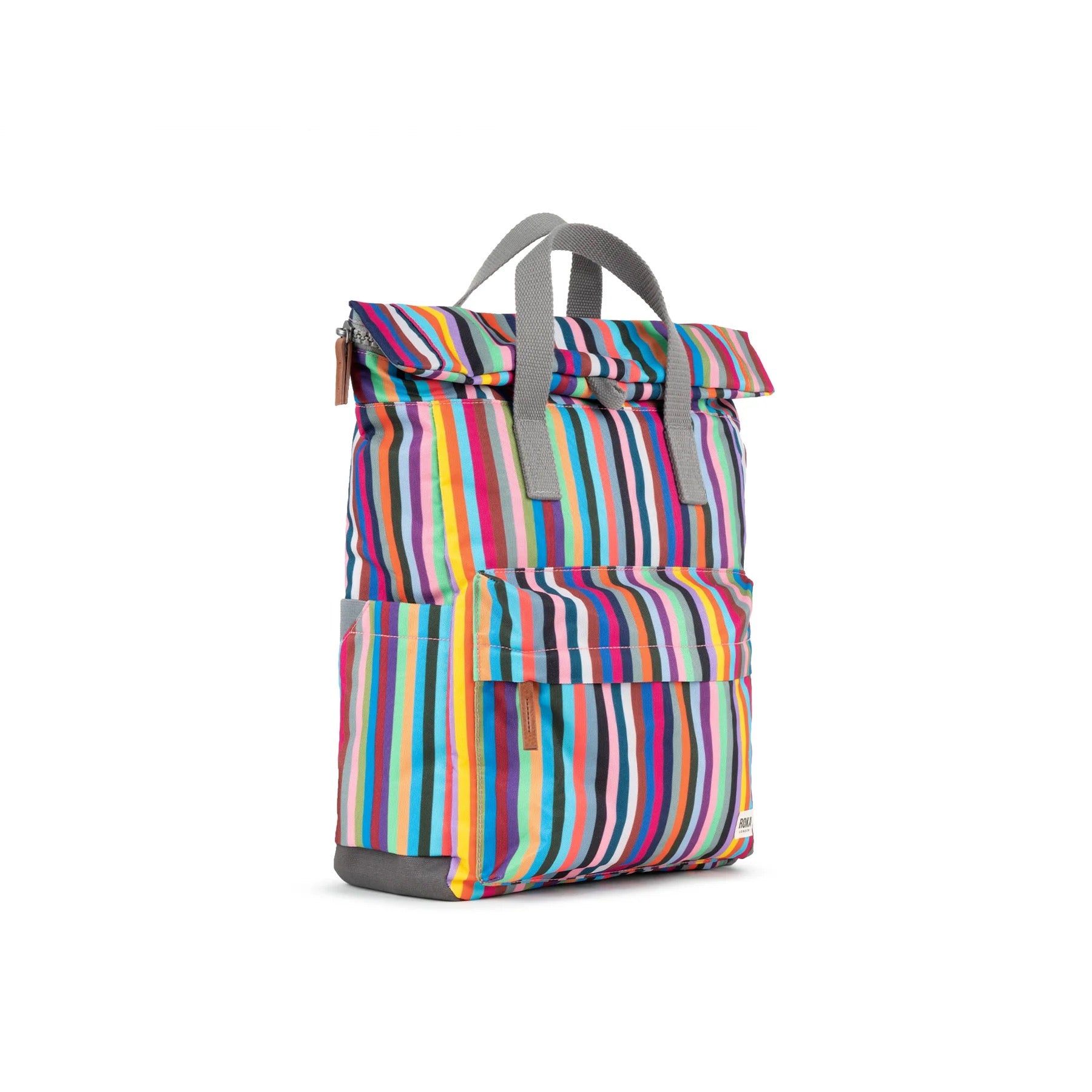 Roka Canfield B Backpack - MEDIUM - Recycled Nylon -Multi Stripe