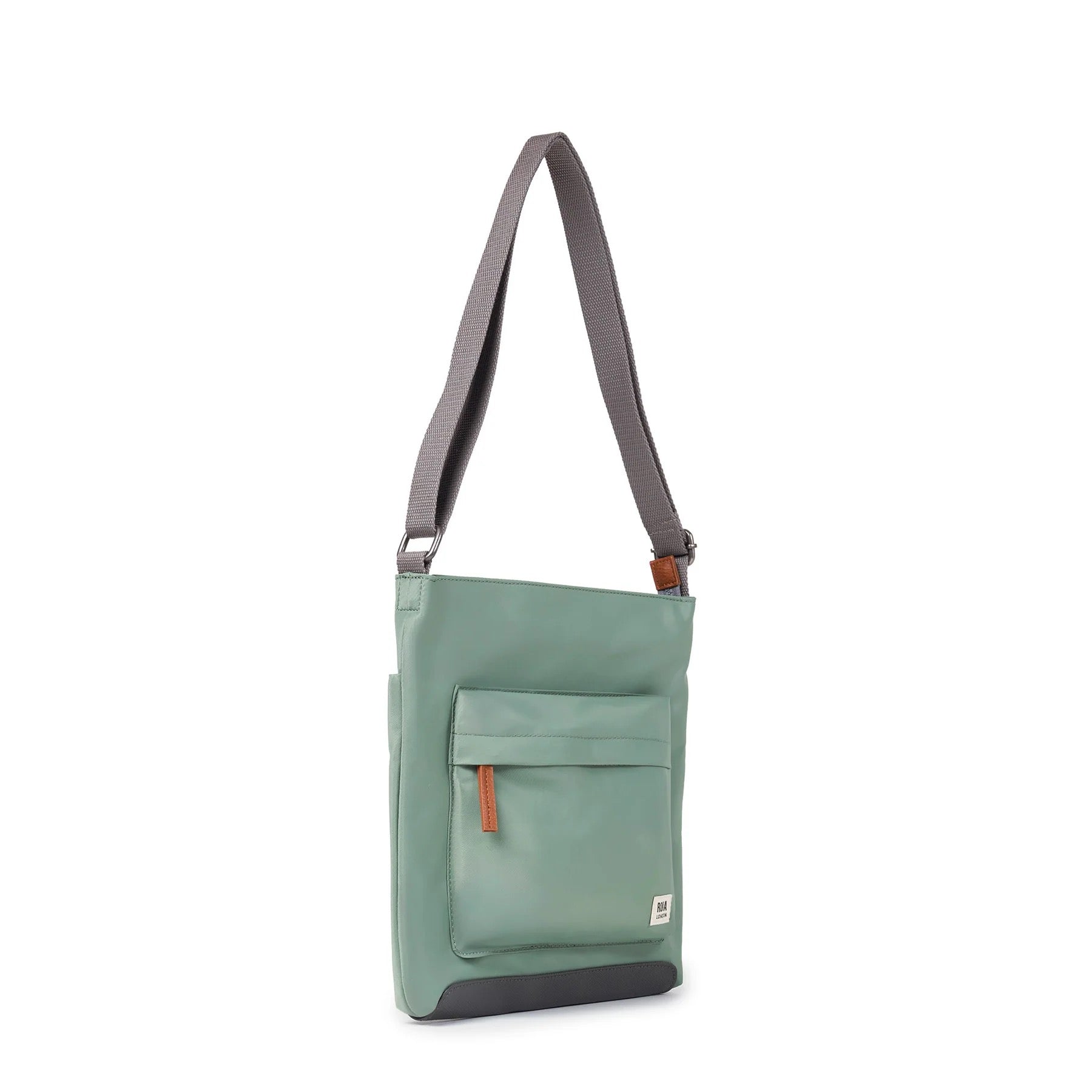 Roka Kennington B Medium Crossbody Bag -Sustainable Nylon - Frost