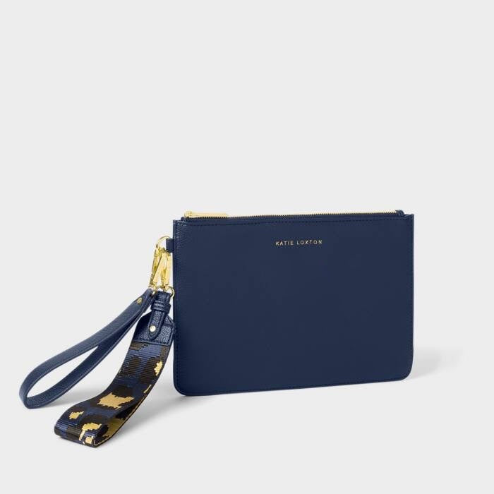 Katie Loxton Hallie Wristlet Pouch - Midnight Blue