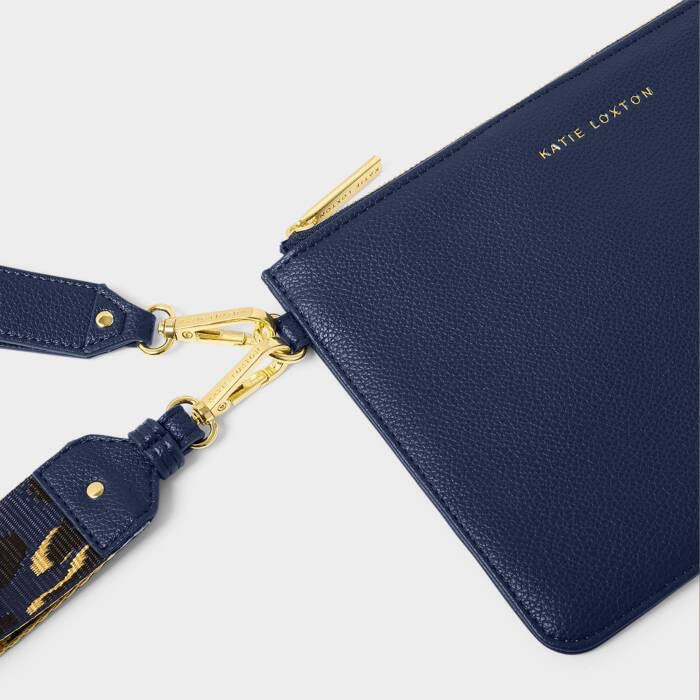 Katie Loxton Hallie Wristlet Pouch - Midnight Blue