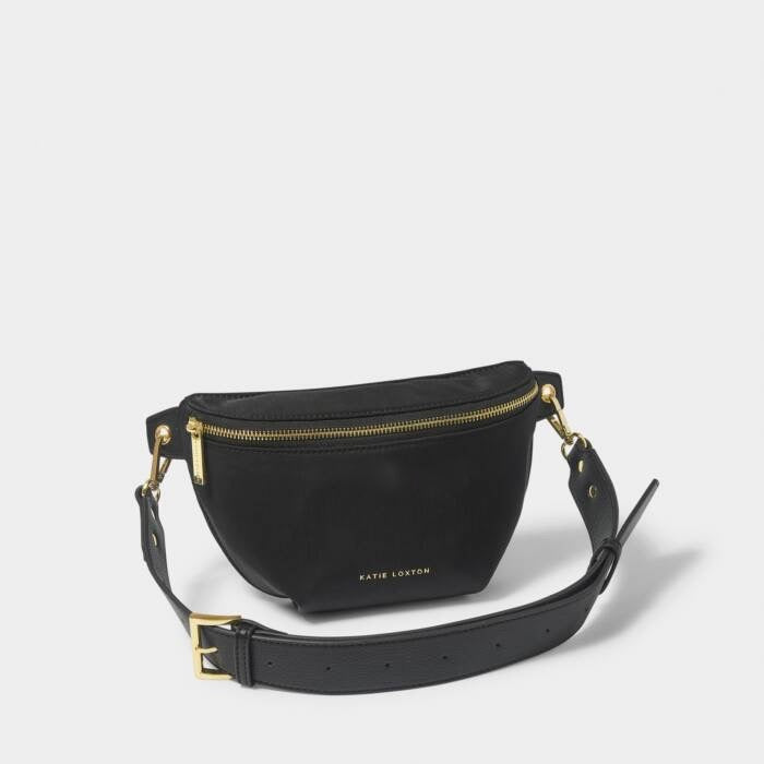 Katie Loxton Nylon-Luxe Lightweight Belt Bag Multiway - Black
