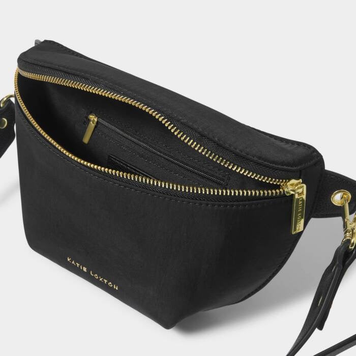 Katie Loxton Nylon-Luxe Lightweight Belt Bag Multiway - Black