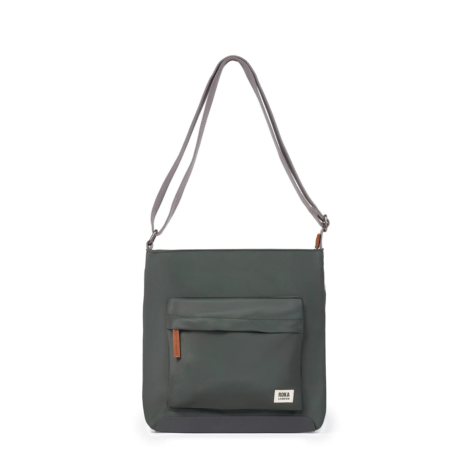 Roka Kennington B Medium Crossbody Bag -Sustainable Nylon - Thyme