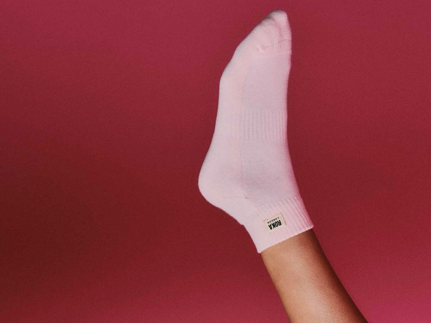 ROKA Wembley Ankle Socks - Transcendent Pink