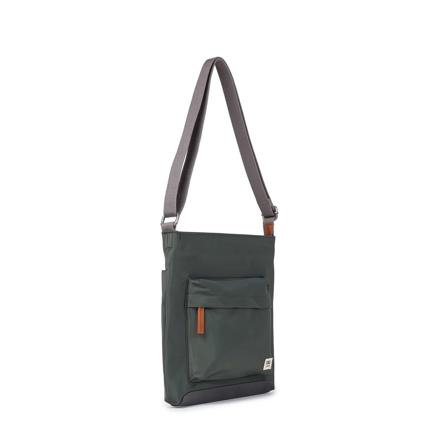 Roka Kennington B Medium Crossbody Bag -Sustainable Nylon - Thyme