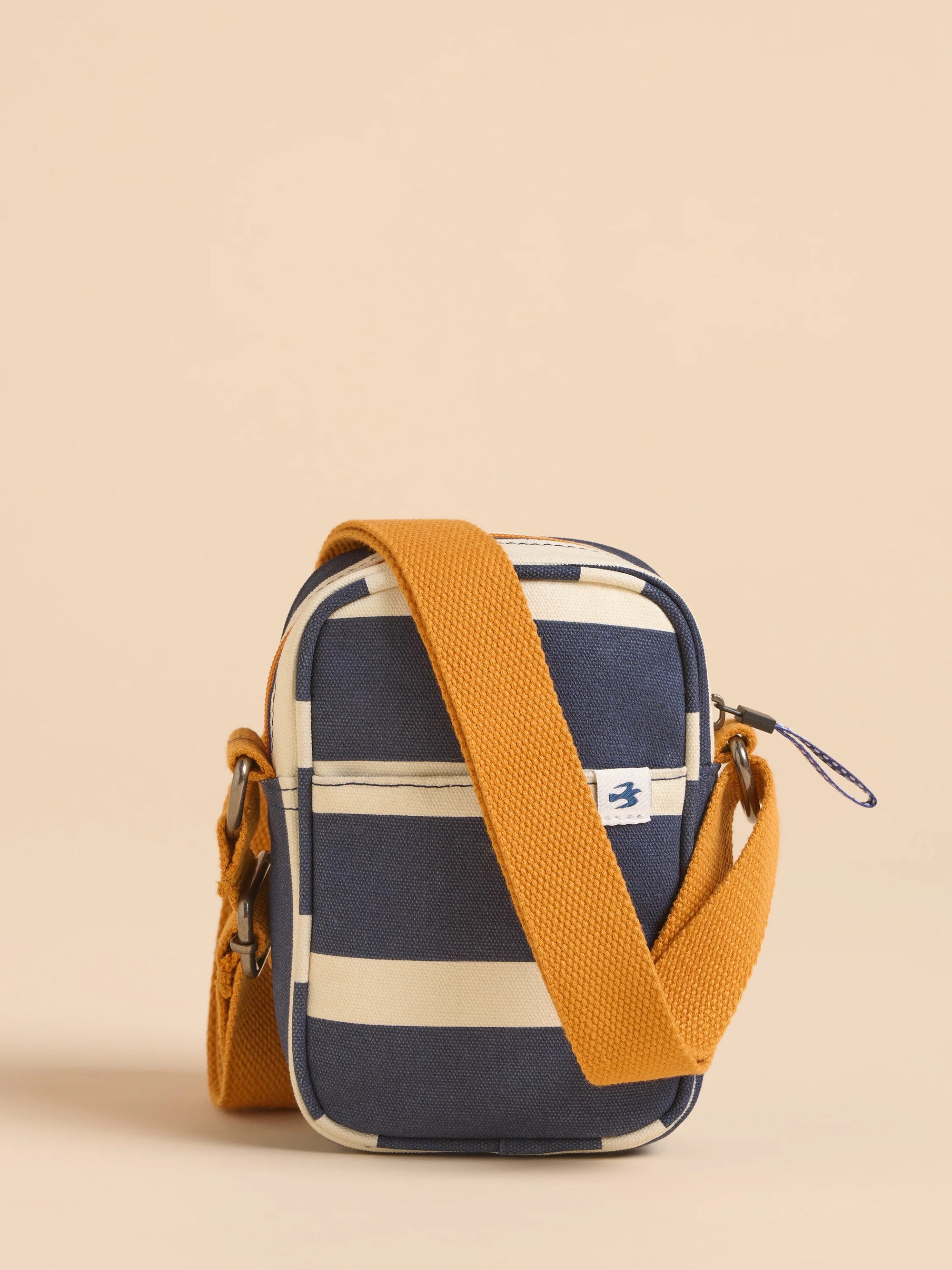 Brakeburn Navy Stripes Harbour Small Phone Crossbody Bag