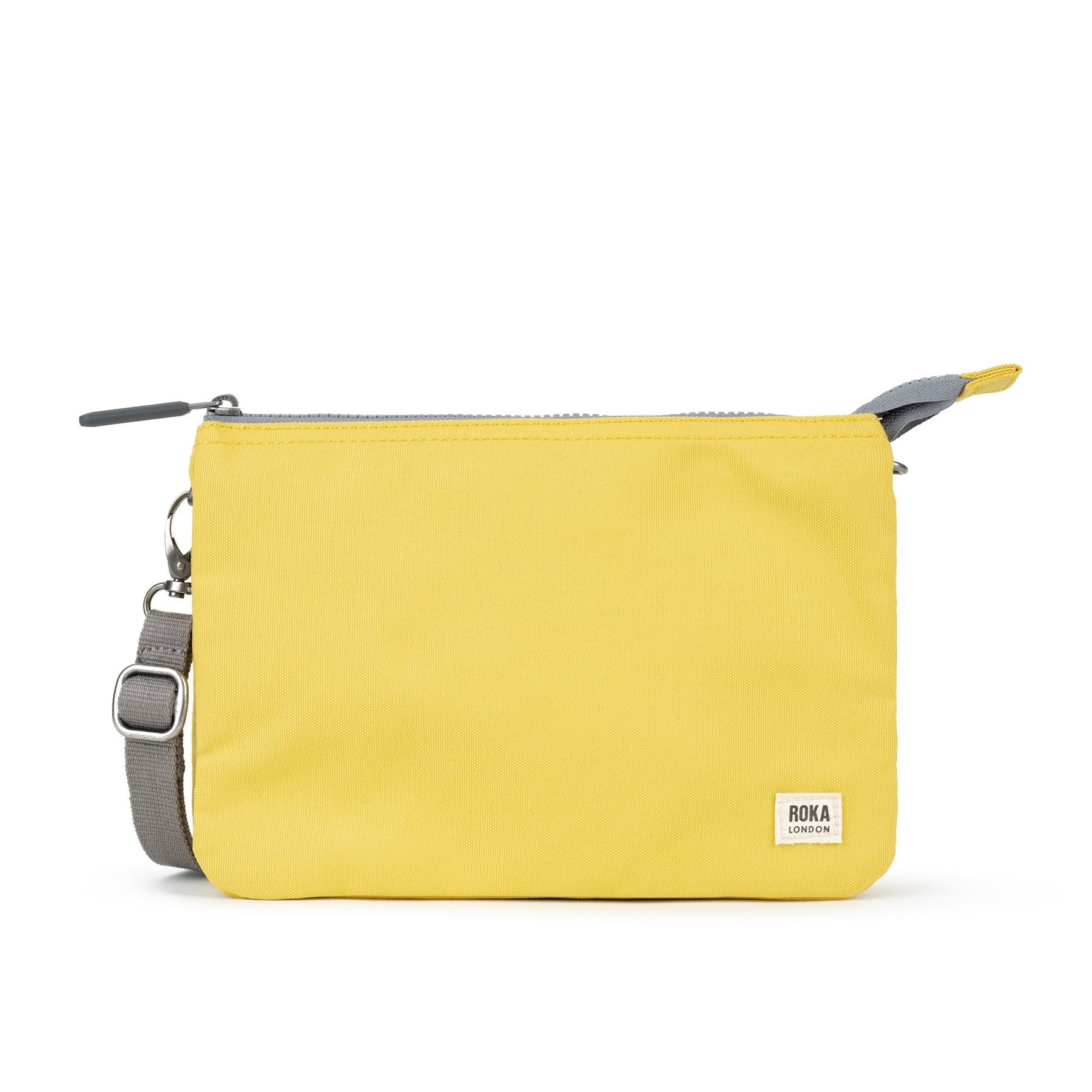 Roka Carnaby XL Crossbody-Recycled Canvas - Lemonade (Yellow)