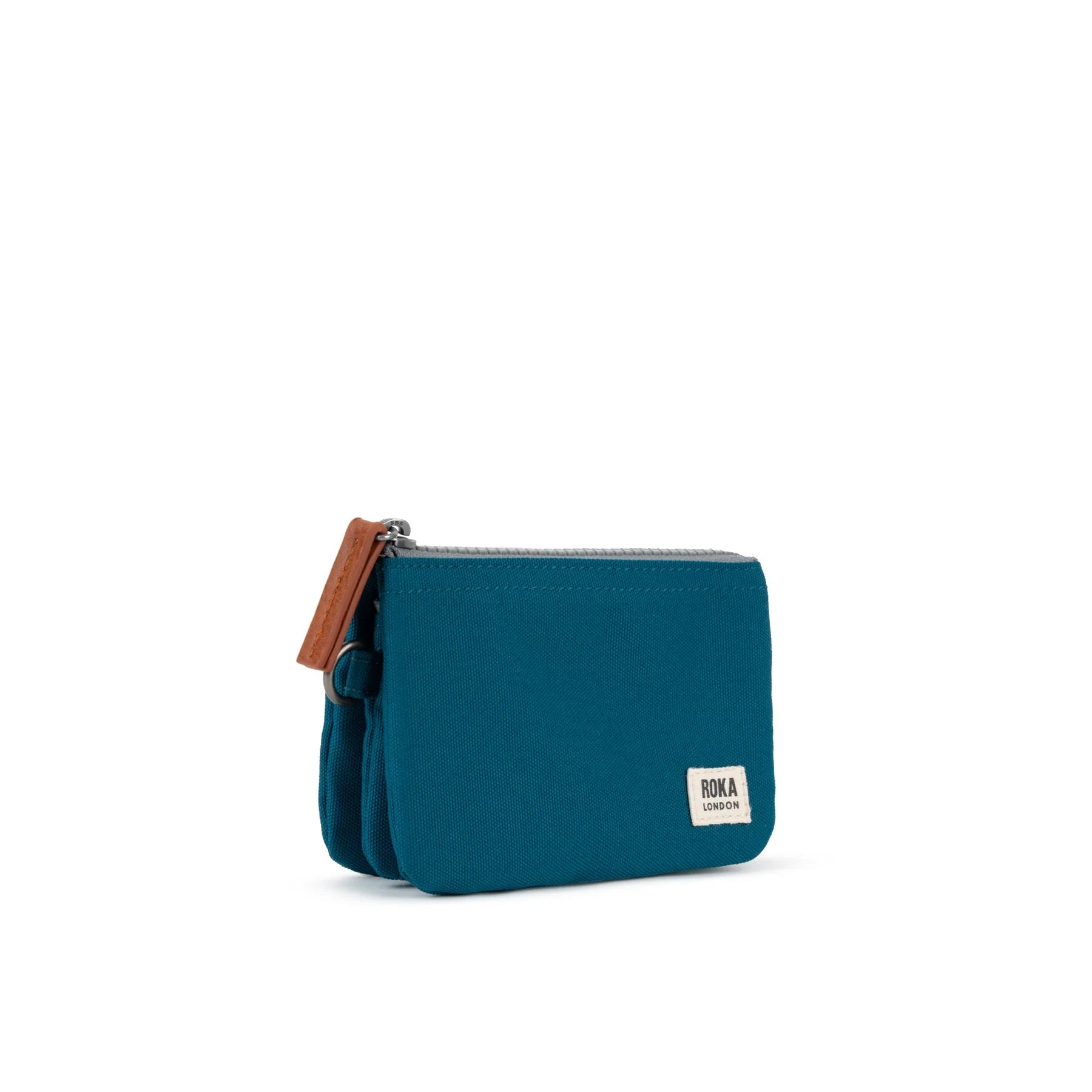 Roka Carnaby Small Wallet - Recycled Canvas - Sapphire