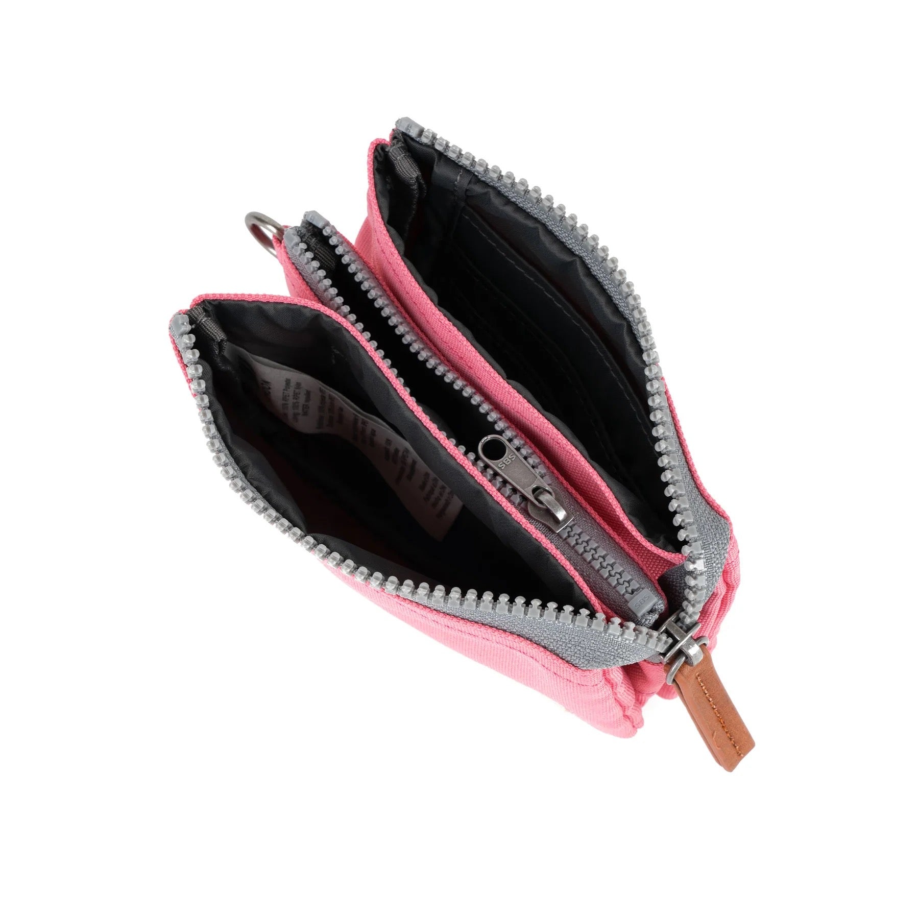 Roka Carnaby Small Wallet - Recycled Canvas - Tulip Pink