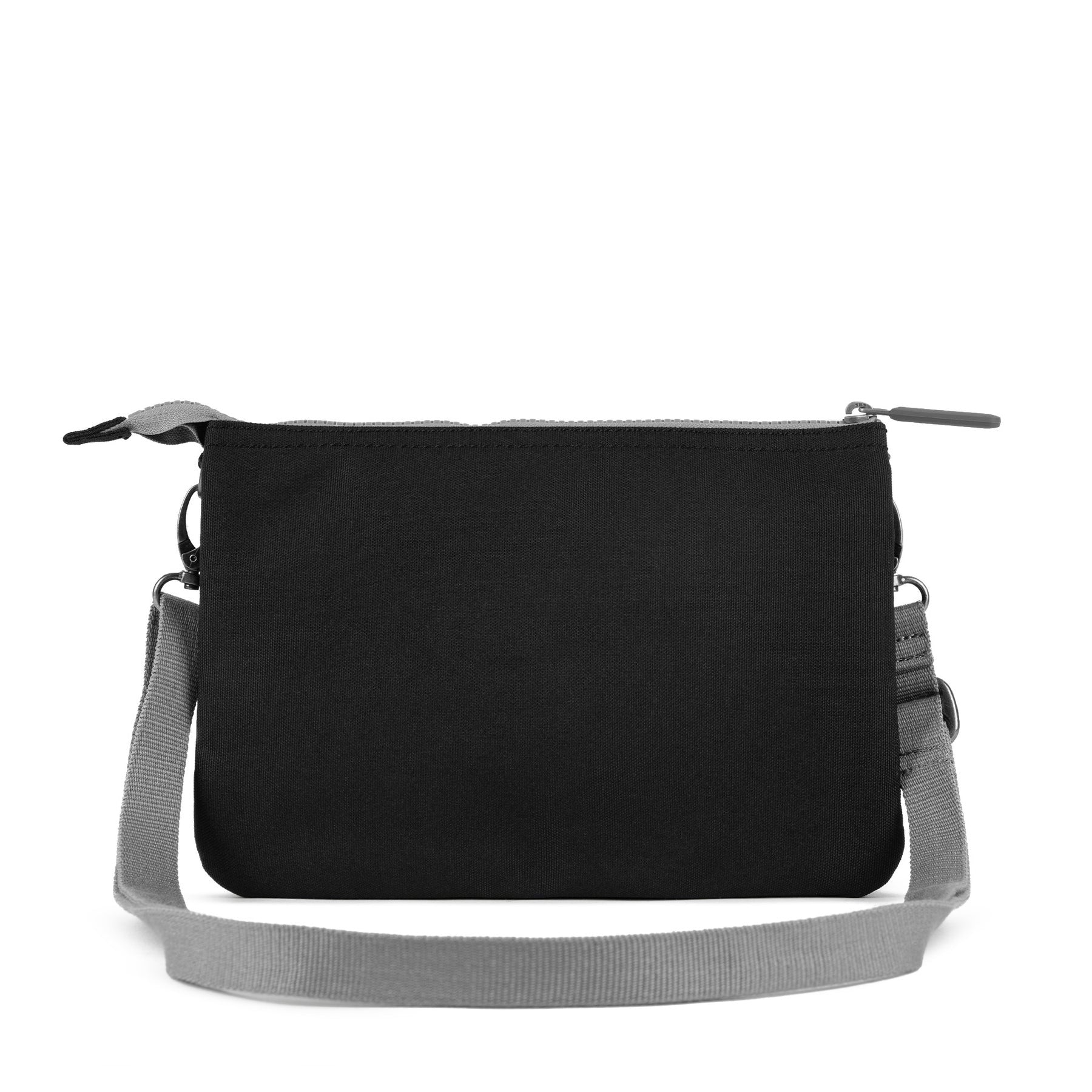 Roka Carnaby XL Crossbody-Recycled Canvas - ASH (Black)