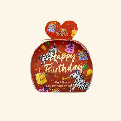 Happy Birthday 3 Heart Occasion Soaps - The English Soap Company