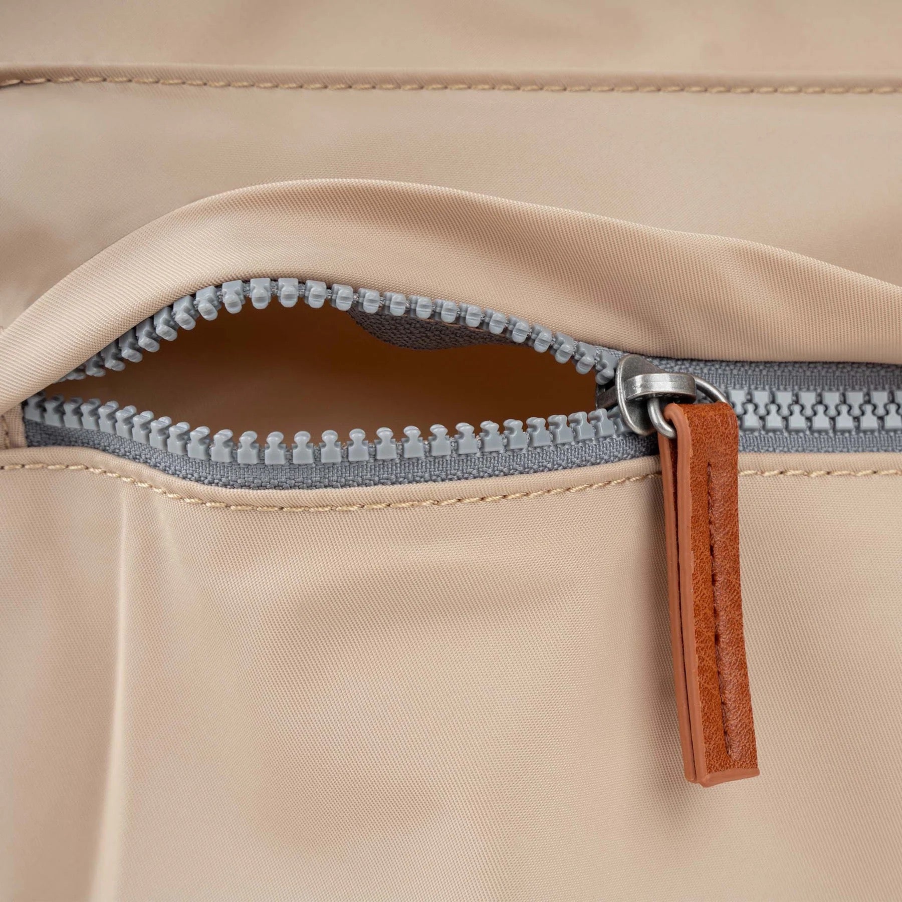 Roka Kennington B Medium Crossbody Bag -Sustainable Nylon - Sand