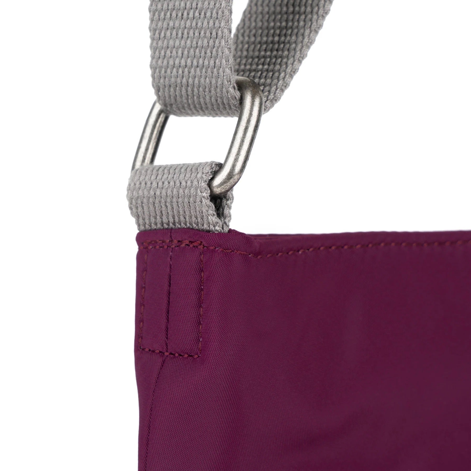 Roka Kennington B Medium Crossbody Bag -Sustainable Nylon - Royal Burgundy