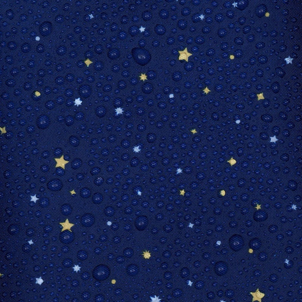 Eco Chic Foldable Recycled Shopping Bag - Mini Star & Moon - Navy Blue