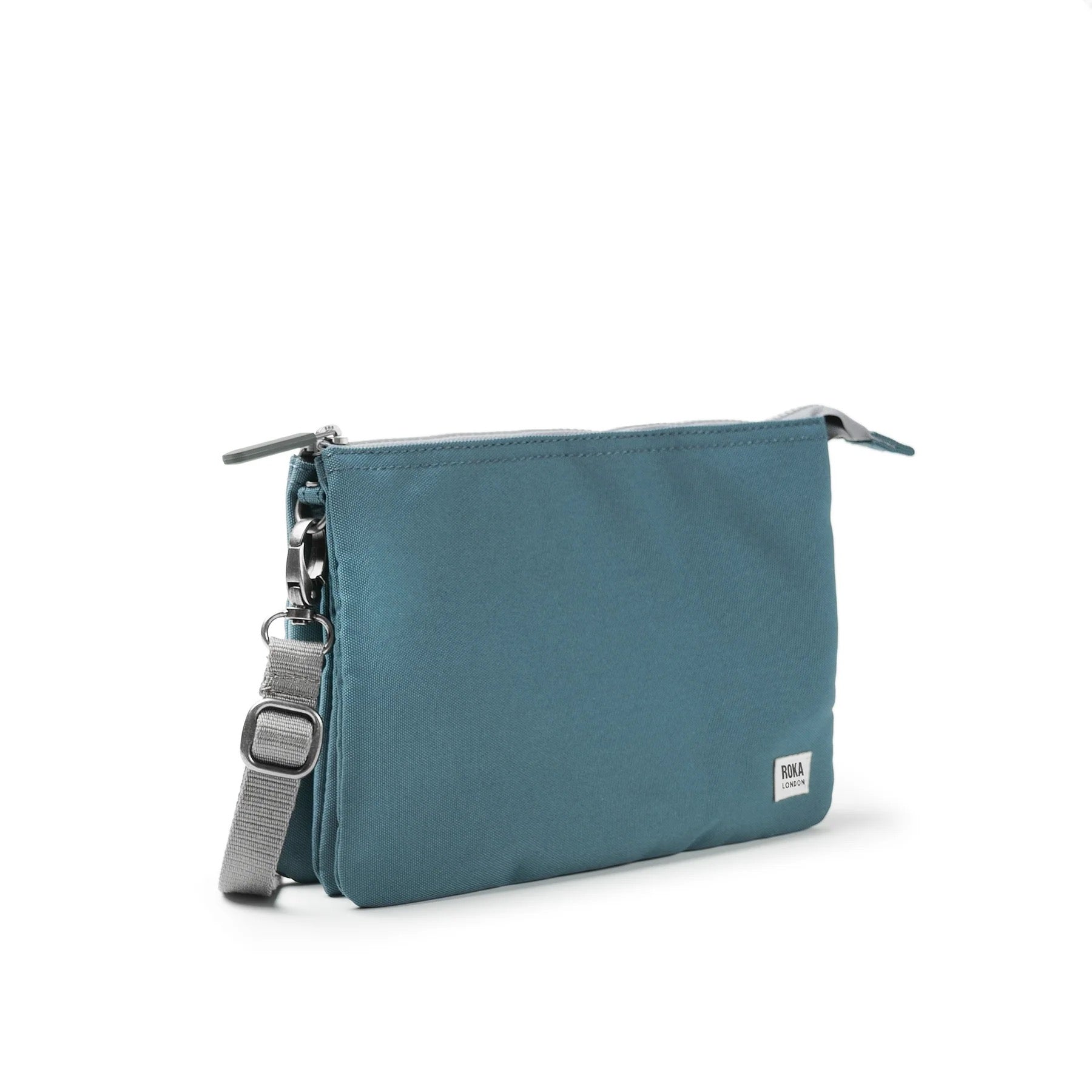 Roka Carnaby XL Crossbody-Recycled Canvas - Airforce Blue