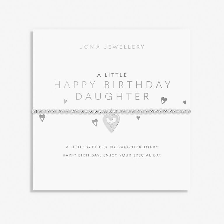Joma Jewellery - 'A Little Happy Birthday Daughter' Bracelet