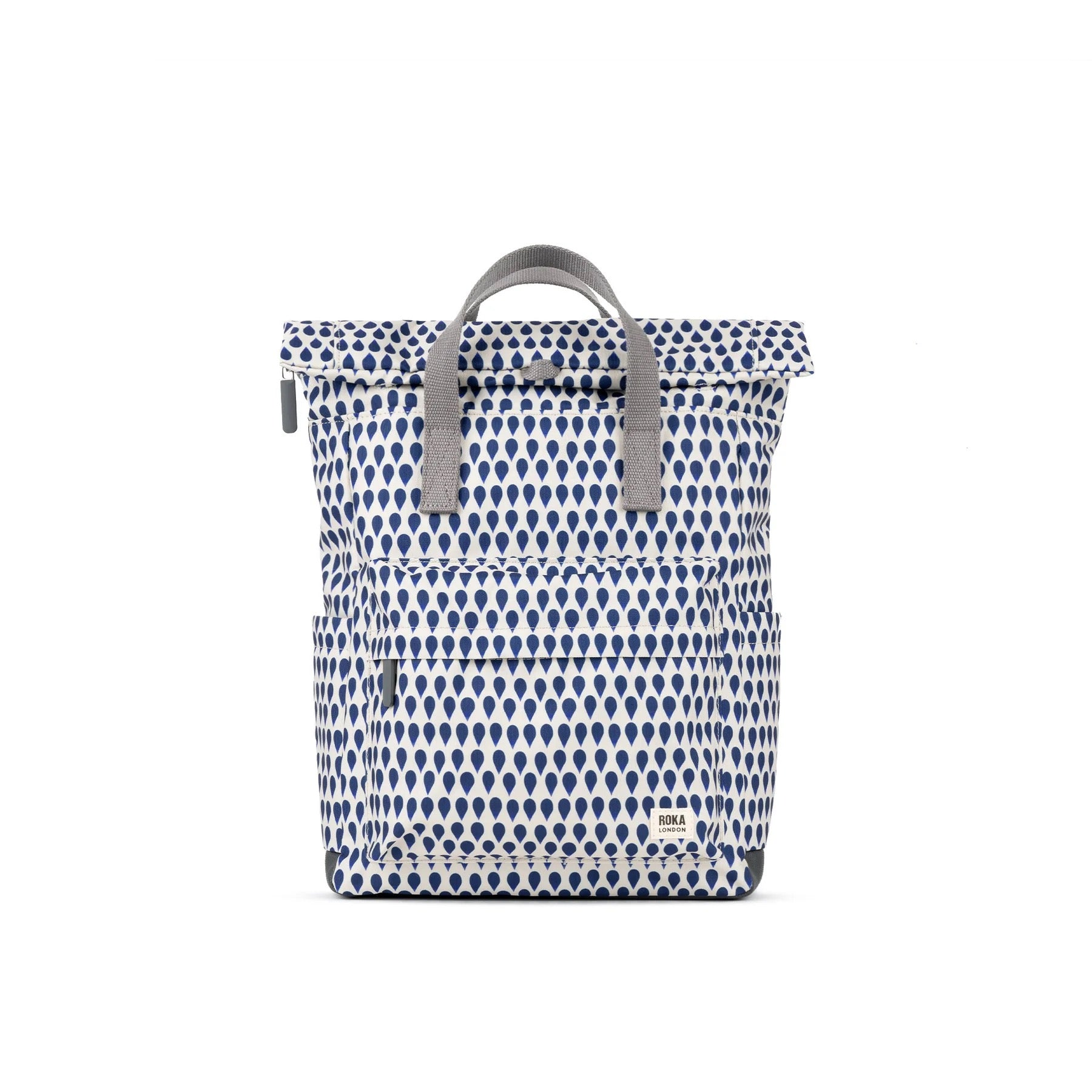 Roka Canfield B Backpack - MEDIUM - Recycled Canvas - Denim Rain (Limited Edition)