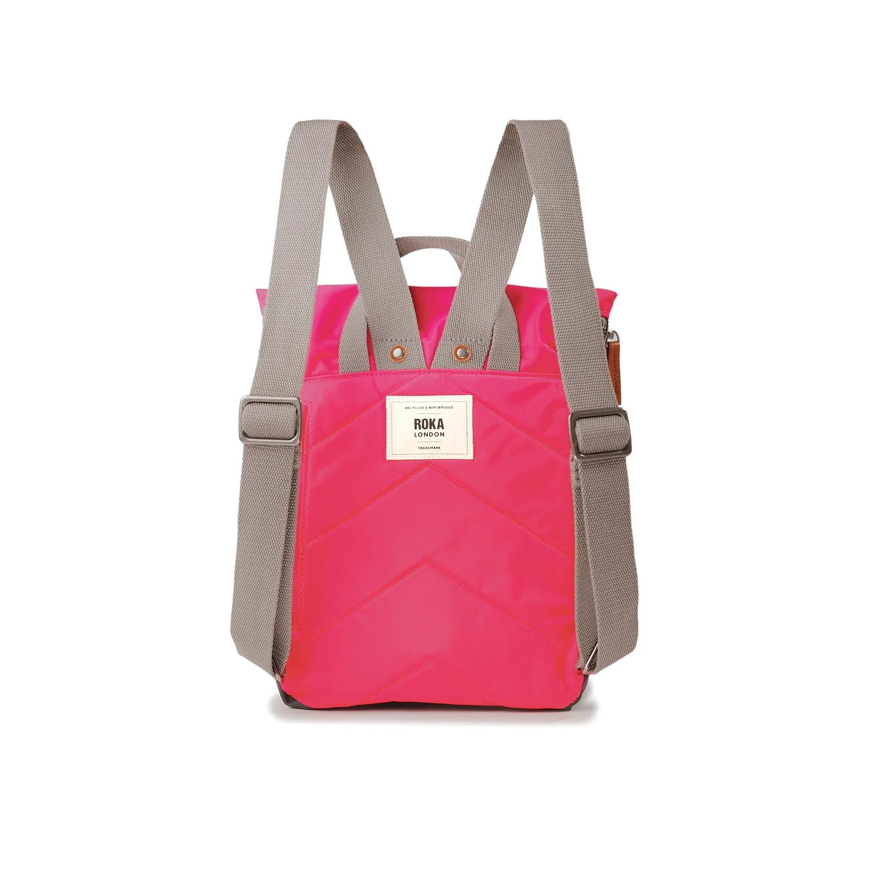 Roka Canfield B Backpack-Recycled Nylon - SMALL - Sparkling Cosmo