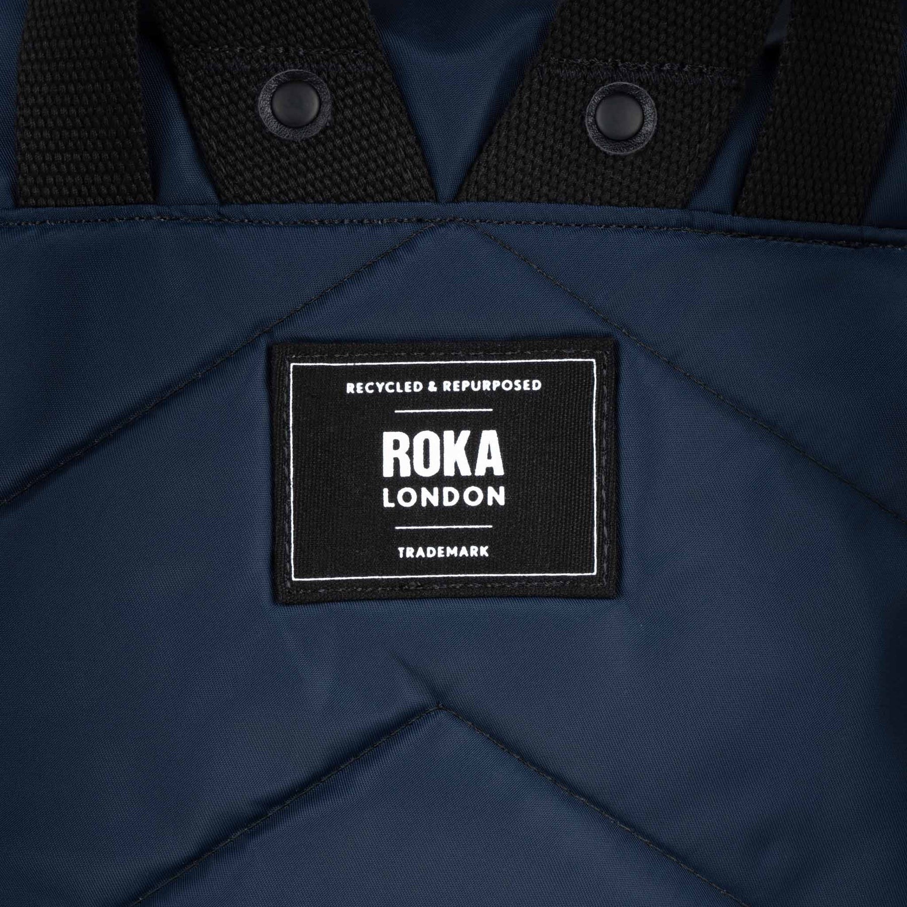 Roka Black Label Camden P Backpack - MEDIUM - Recycled Nylon - Midnight (Navy)