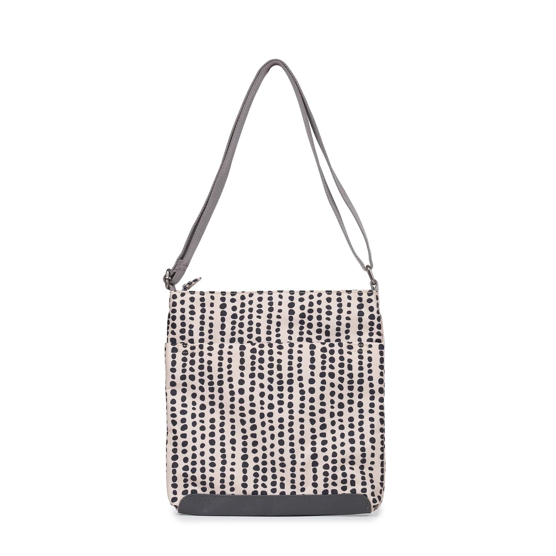 Roka Kennington B Medium Crossbody Bag -Sustainable Nylon - Linear Dot