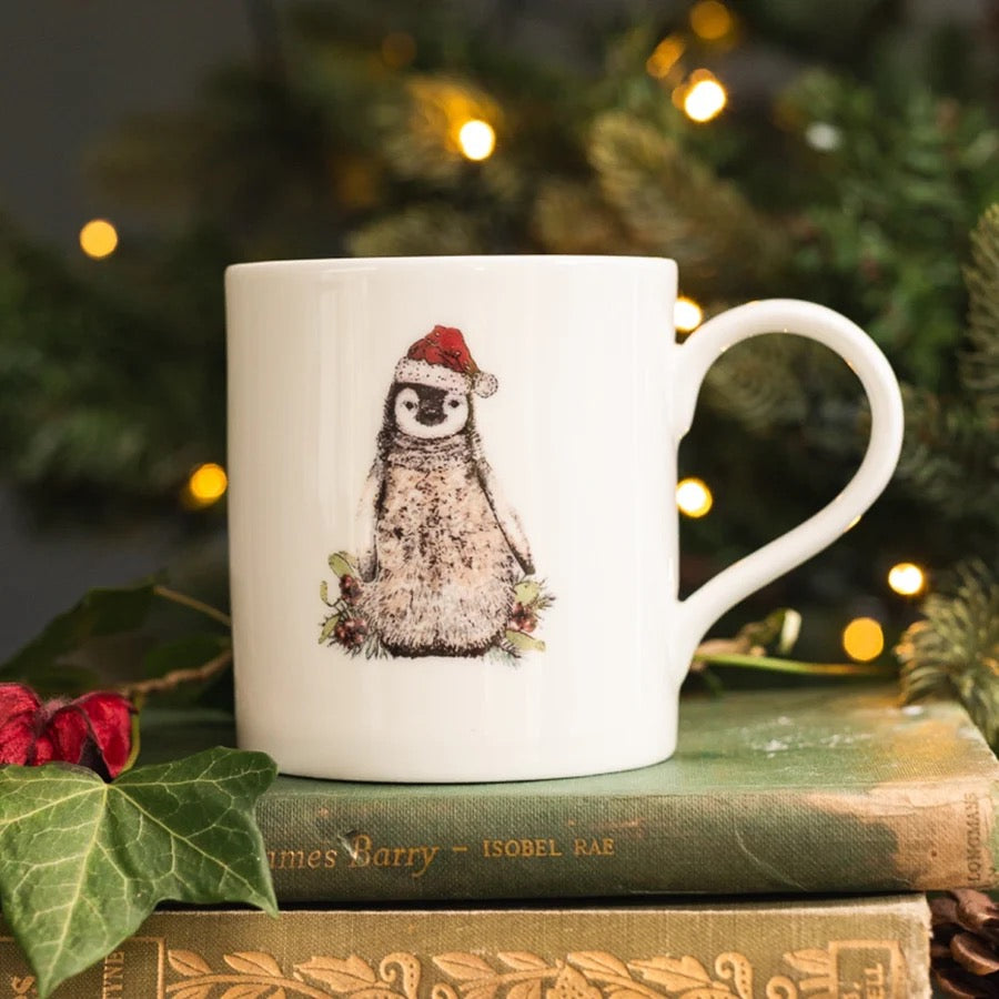 Toasted Crumpet Christmas Penguin Mug