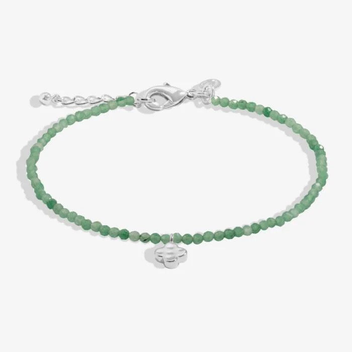 Joma Jewellery - Mini Charms Clover Bracelet - Adventurine