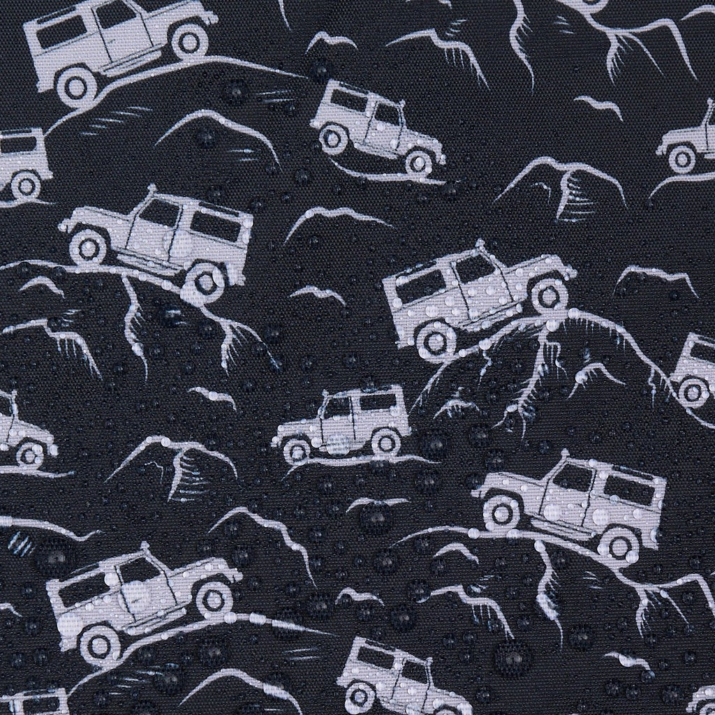 Eco Chic Foldable Recycled Shopping Bag - Landrover -Black