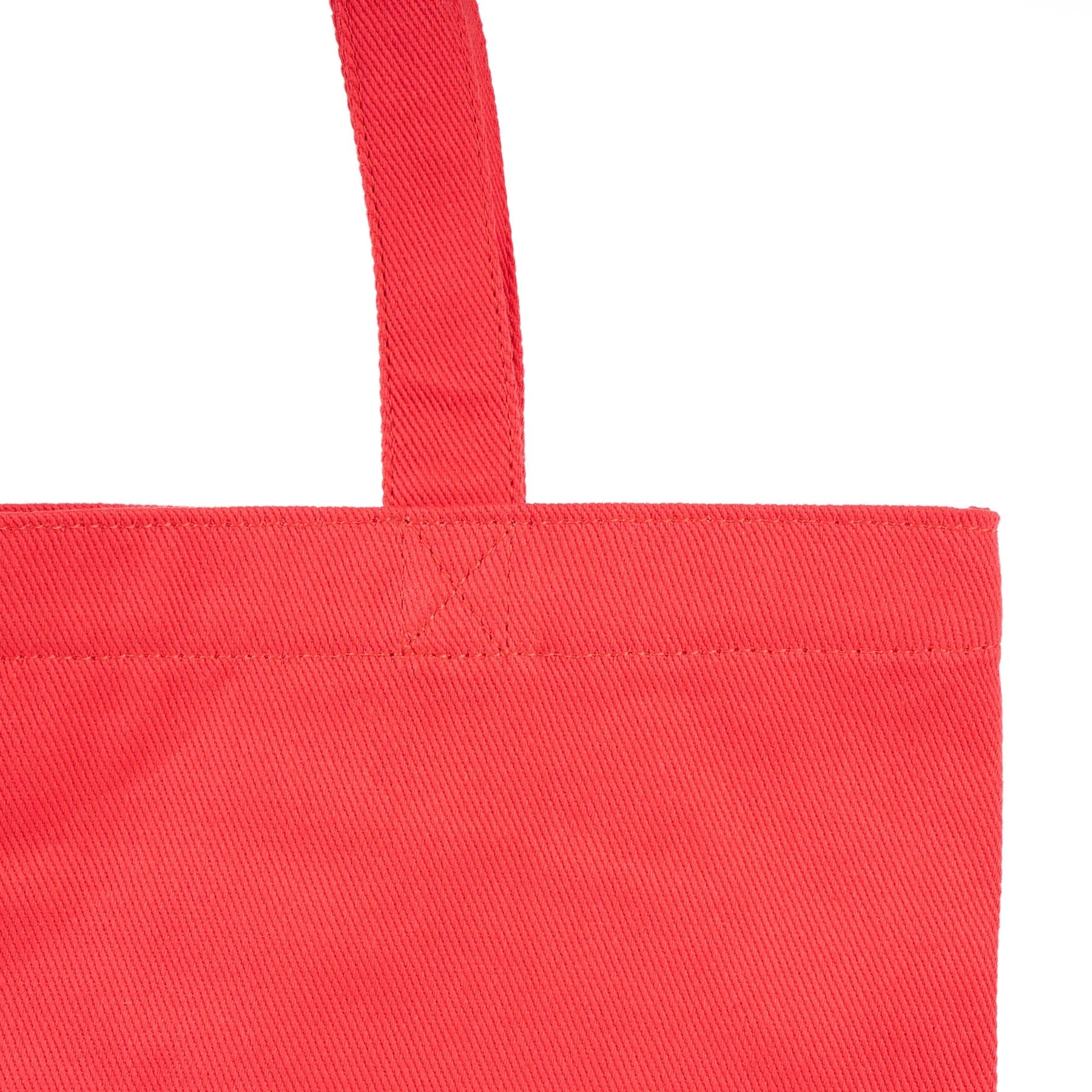 Roka Notting Hill Cotton Tote Shopper Bag - Raspberry/Blue
