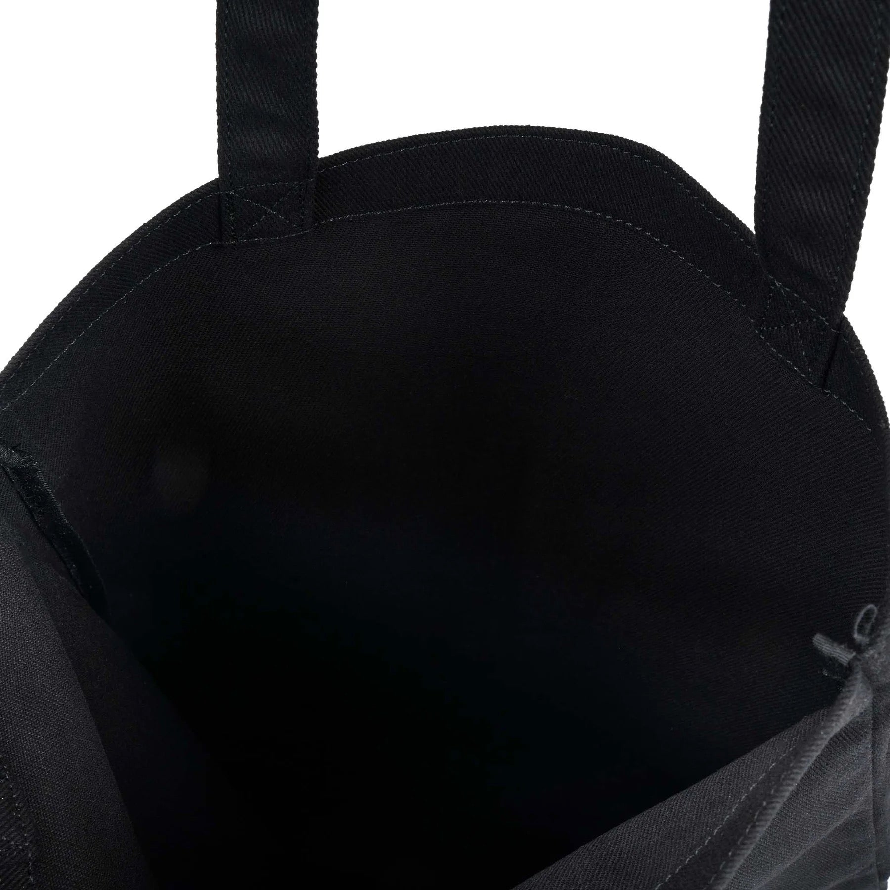 Roka Notting Hill Cotton Tote Shopper Bag - Black/Emerald Green