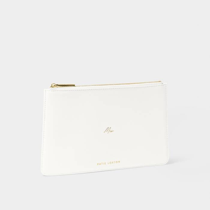 Katie Loxton Bridal Sentiment Pouch - Mrs - White
