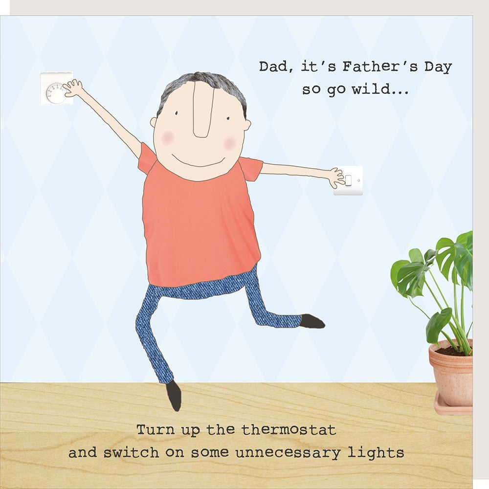 Rosie Made a Thing - Lights - Father's Day Card
