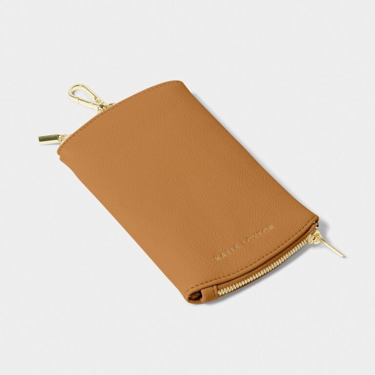 Katie Loxton Clip On Sunglasses Case - Tan