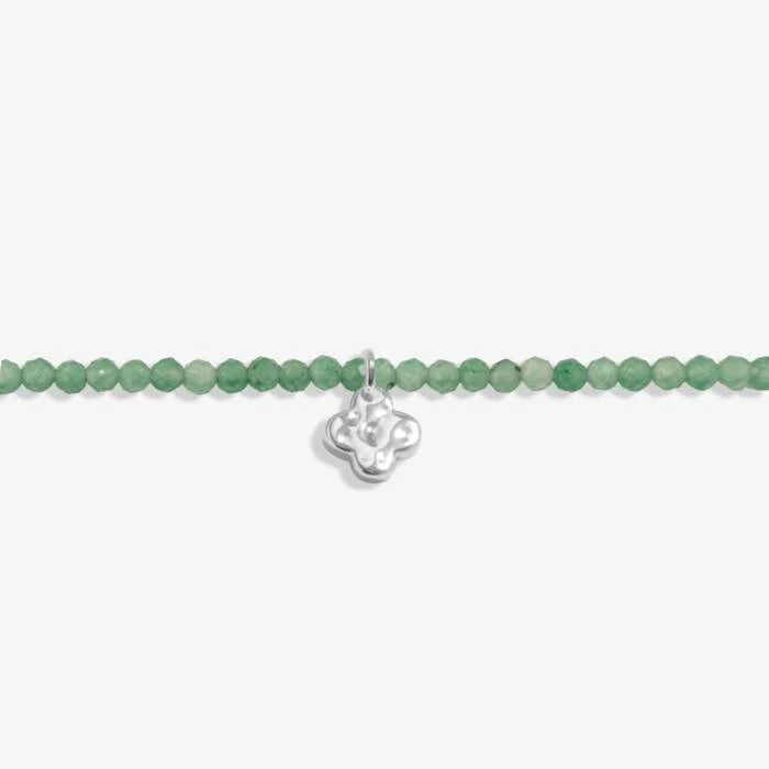 Joma Jewellery - Mini Charms Clover Bracelet - Adventurine