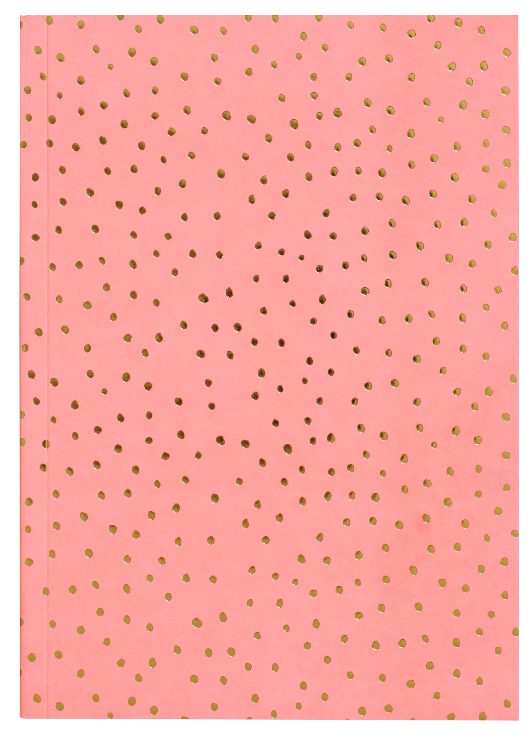 Sky & Miller Bee & Spots Slim Lined Notebooks - Black/Coral
