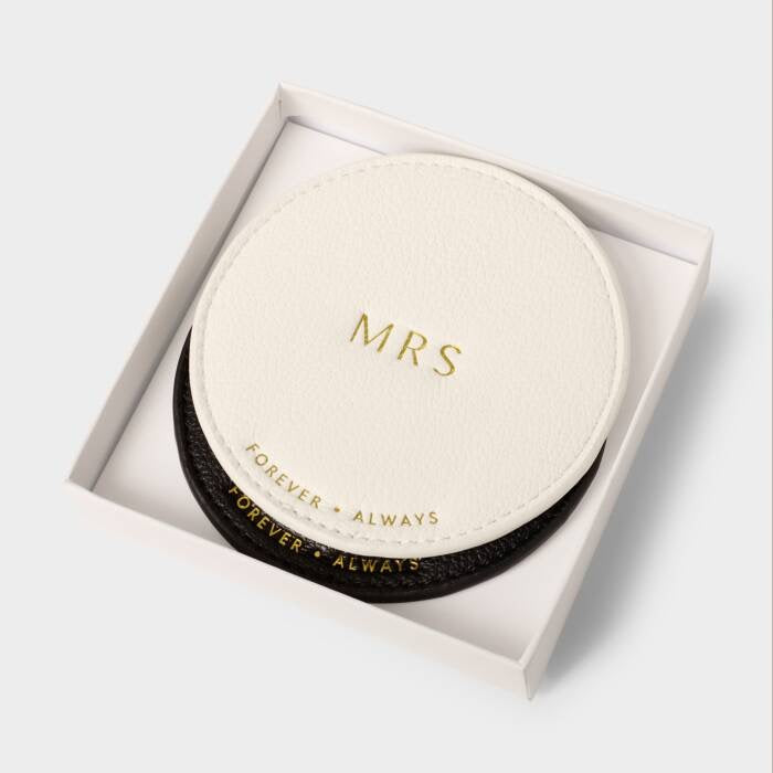 Katie Loxton Wedding Coaster Set - 'Mr & Mrs'