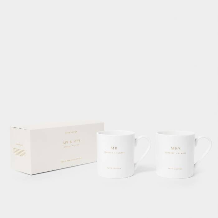 Katie Loxton Wedding Mug Gift Set - 'Mr & Mrs'