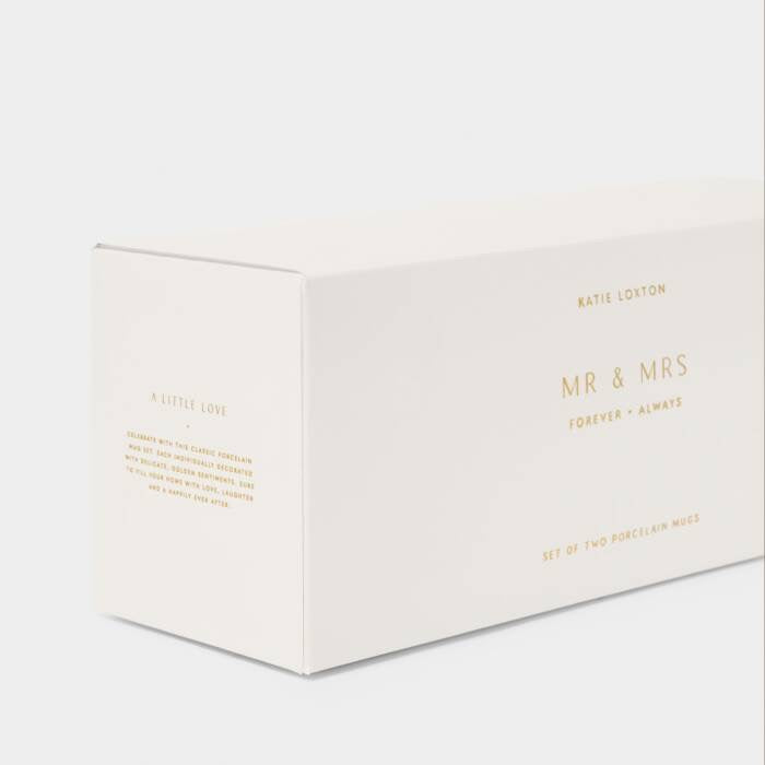 Katie Loxton Wedding Mug Gift Set - 'Mr & Mrs'